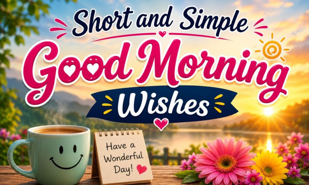 Short and Simple Good Morning Wishes