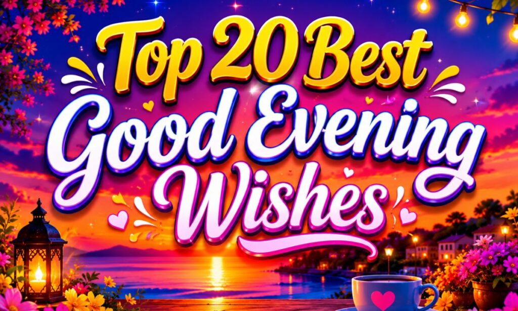 Good Evening Messages Wishes & Quotes Romantic Sweet