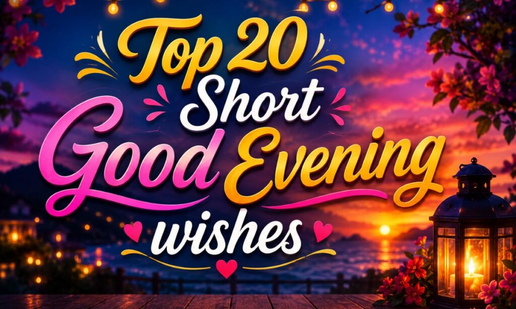 Top20 Short Best Good Evening wishe