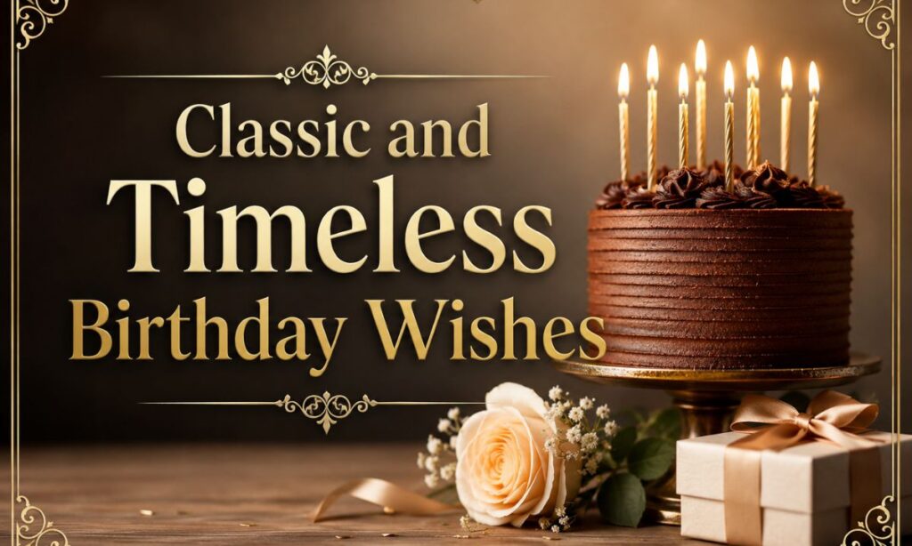 Classic and Timeless Birthday Wishes