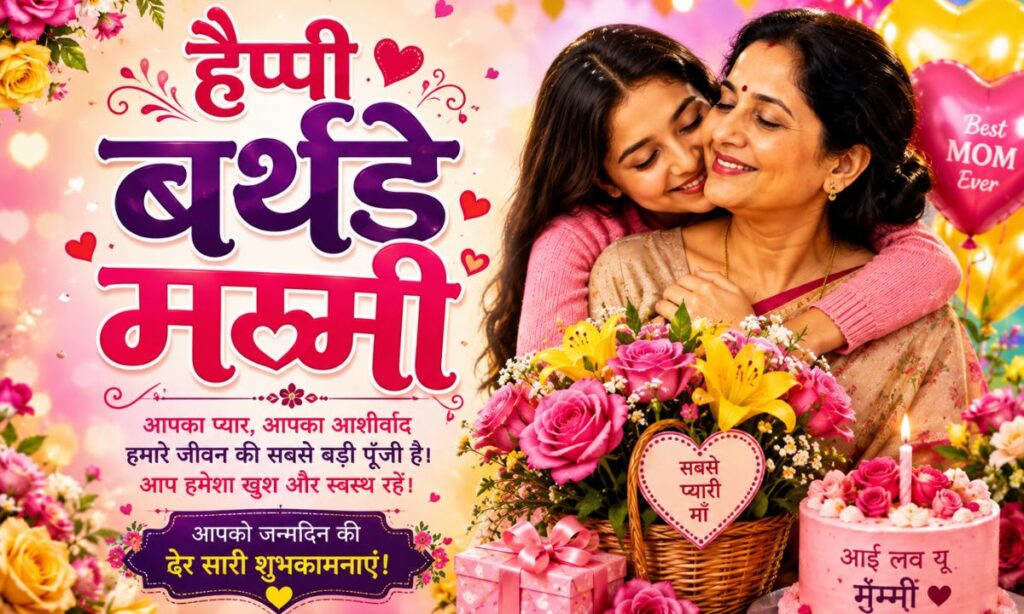 Happy Birthday Mummy In Hindi
