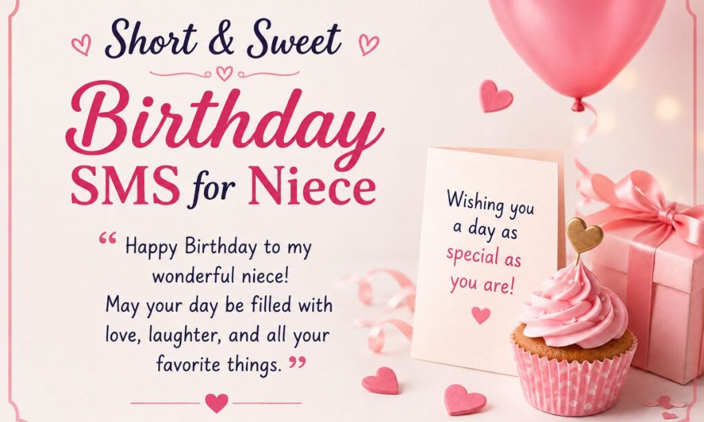 _ Short & Sweet Birthday SMS for Niece