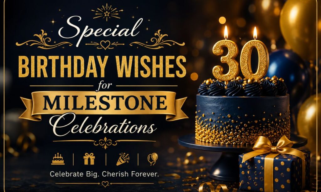 Special Birthday Wishes for Milestone Celebrations