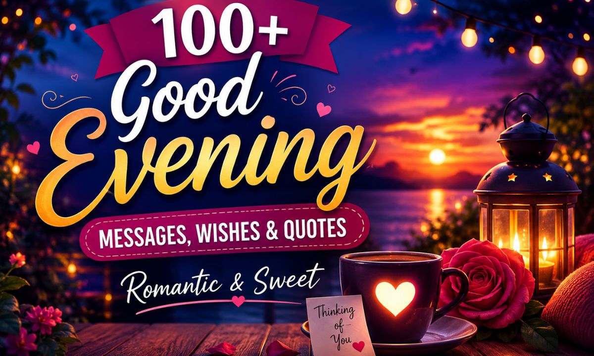_Good Evening Messages Wishes & Quotes Romantic Sweet