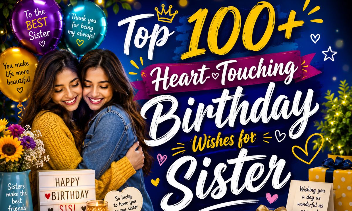 Top100+Heart-Touching Birthday Wishes for Sister