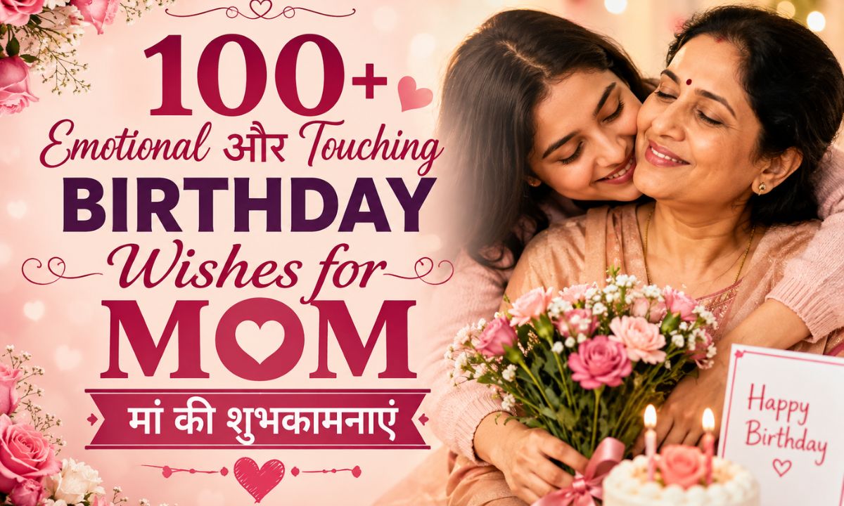100+ Emotional और Touching Birthday Wishes for Mom in Hindi मां की शुभकामनाएं